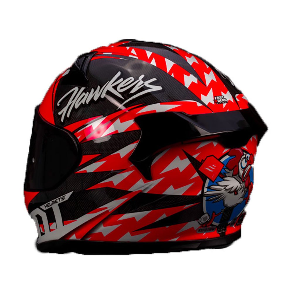 Remolque Ambiguo compromiso Casco MT Helmets KRE Snake Carbon Hawkers A0 Rojo Brillo – Arcas Motos y  Bicis