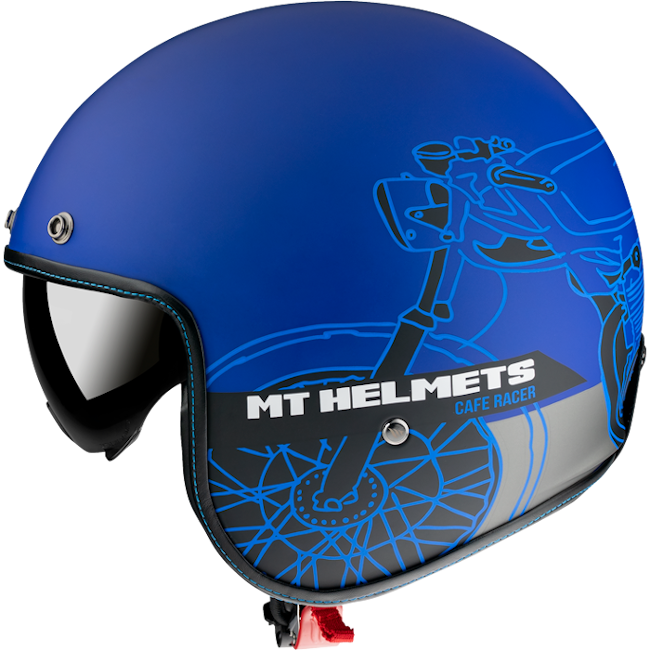 Tubería distancia experimental Casco MT Helmets Le Mans 2 SV Cafe Racer B7 Matt – Arcas Motos y Bicis