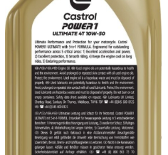 ACEITE CASTROL POWER 1 ULTIMATE 4T 10W50 1L - 15FFAE
