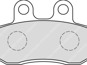 PASTILLA FRENO MOTO FDB2224EF